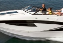 Bodensee Motorboot Charter Glastron GS259 in voller Fahrt Bodensee Motorboot Charter Glastron GS259 in voller Fahrt